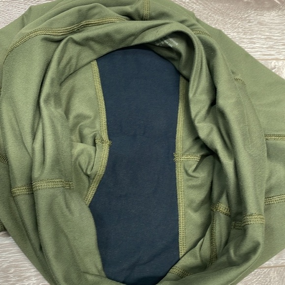 Thinx Moderate Absorbency Activewear Leggings High Rise Pockets Kale Green M - Picture 14 of 15